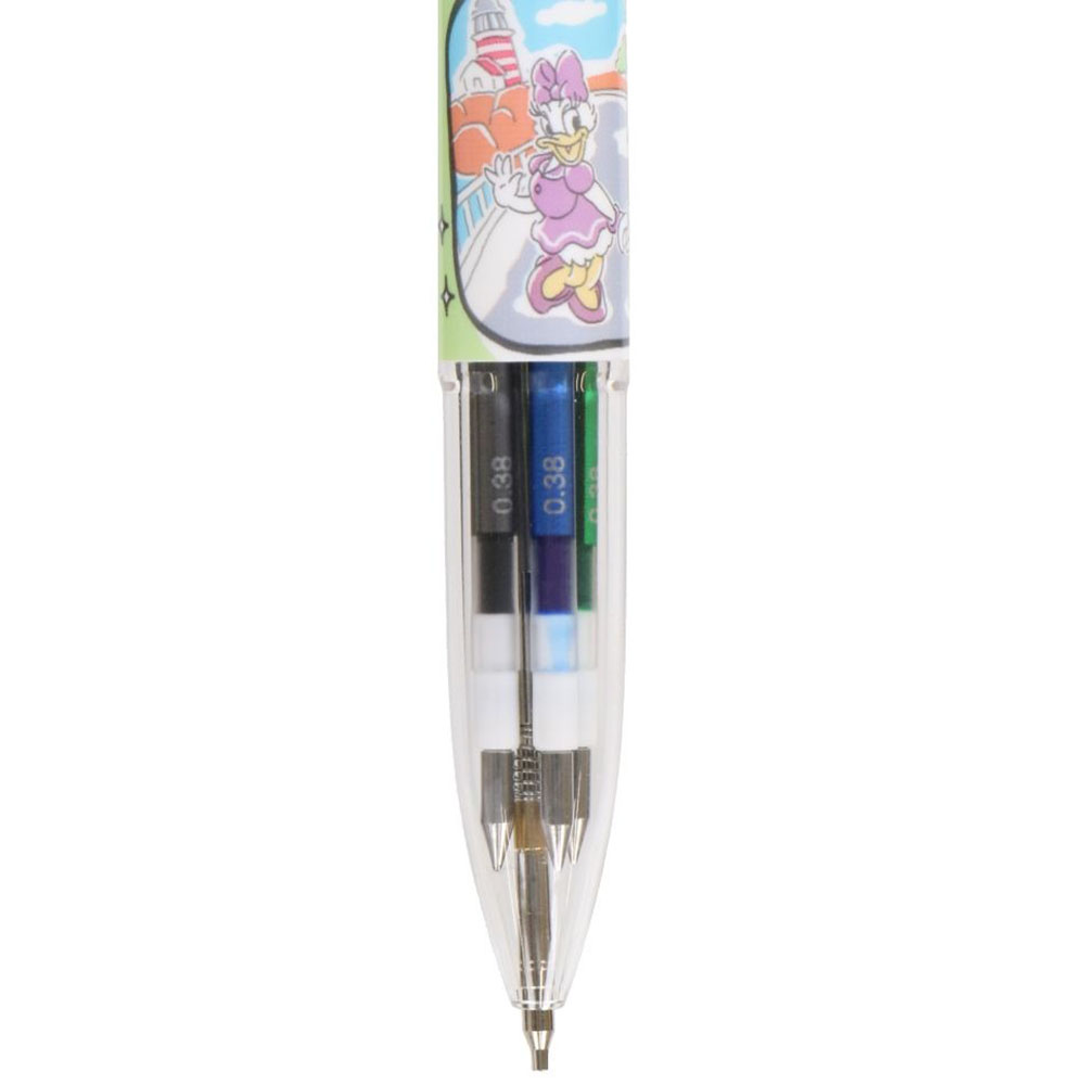 現貨｜【日本 Disney Store 限定】Tokyo Disneyland Resort 東京迪士尼樂園 日本製  Uni Style fit 多功能 5用筆 0.38mm 4色啫喱筆 + 0.5mm 鉛芯筆 068353