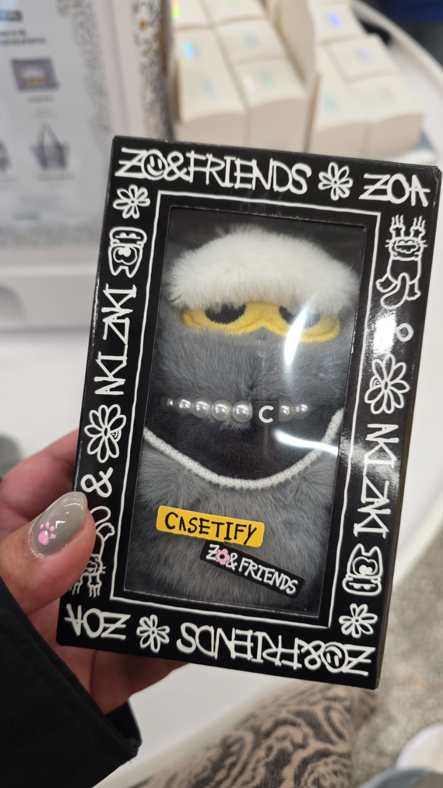 casetify zo & Friends key ring