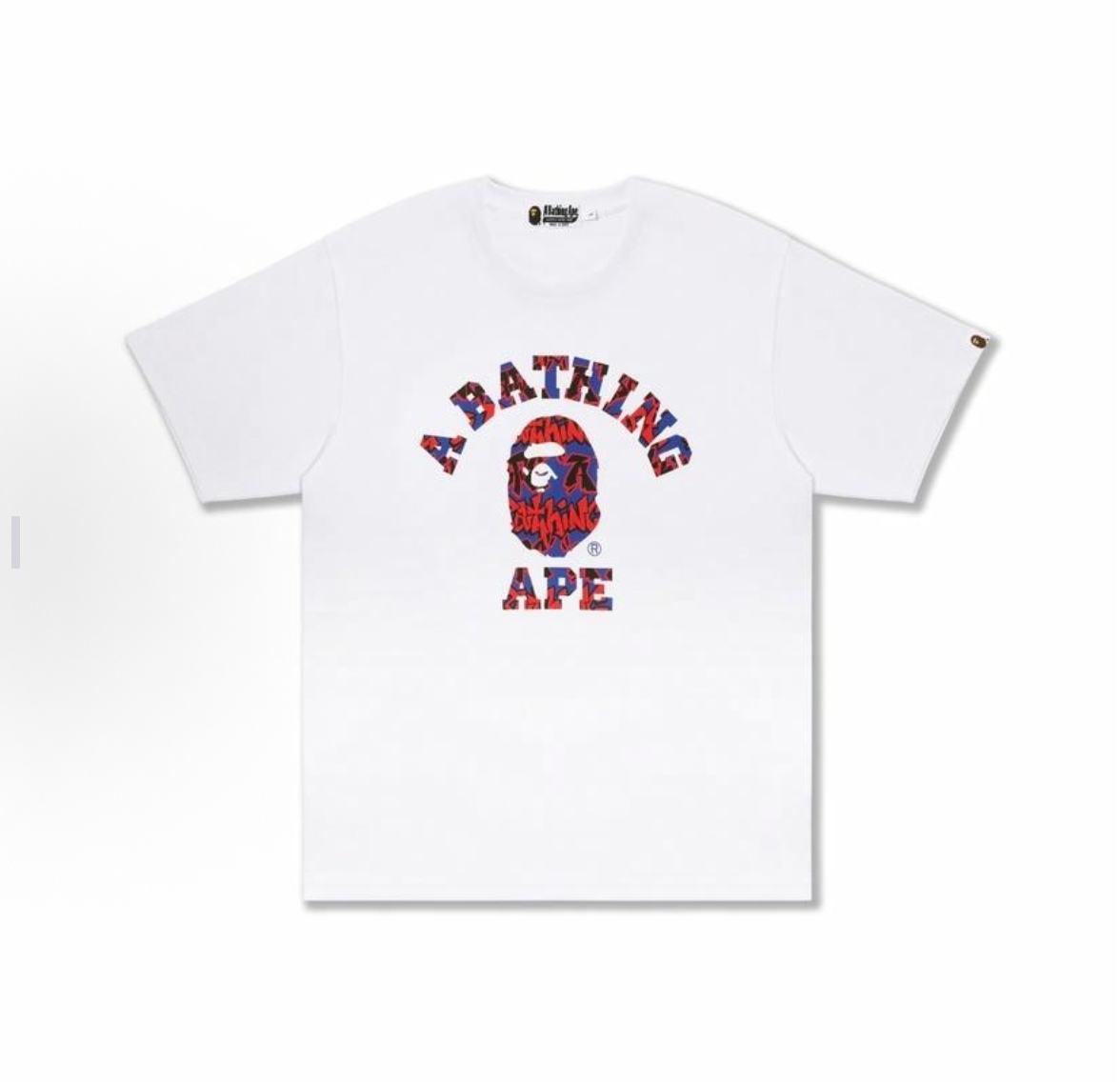 BAPE Graffiti Pattern College Tee