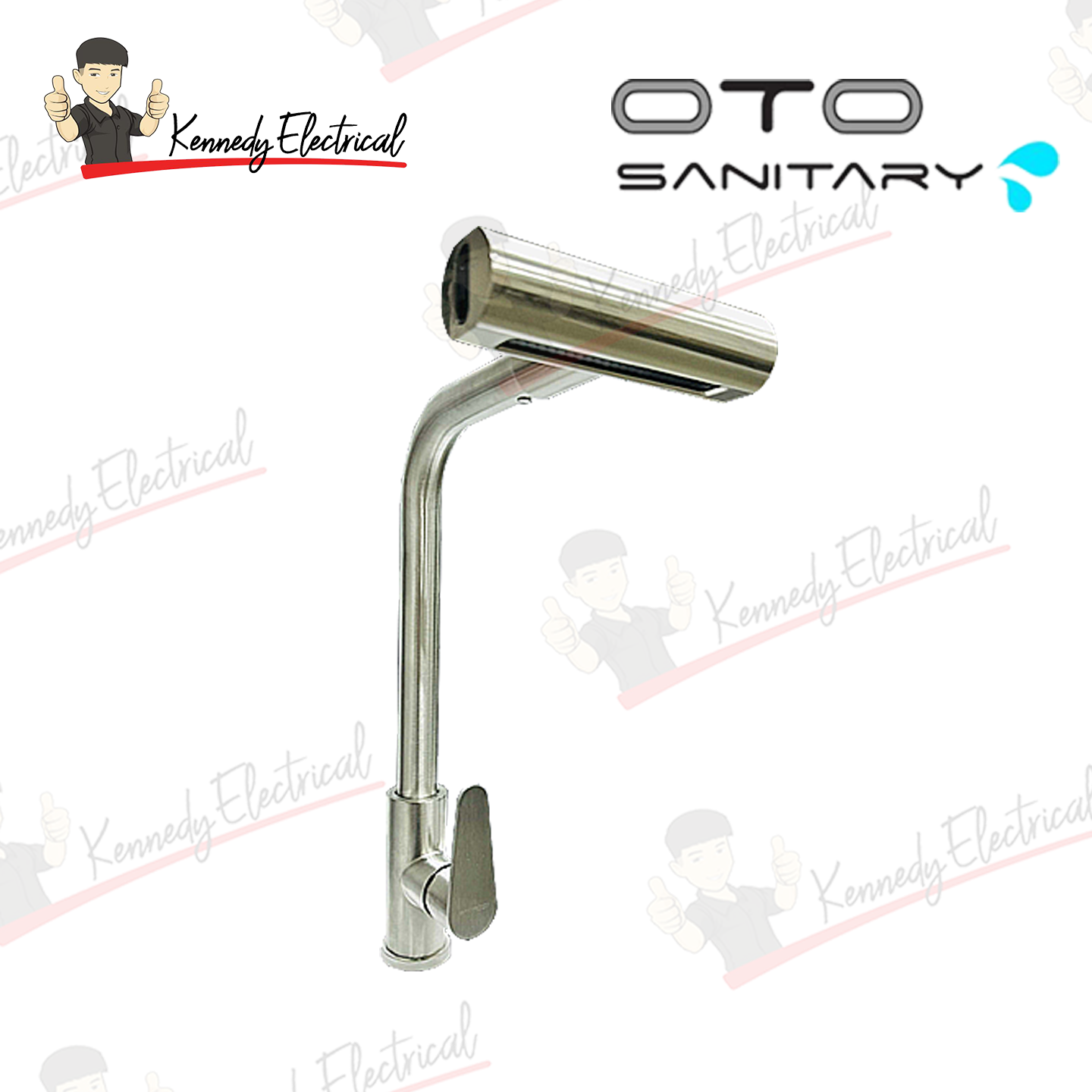 Otosani 304# Stainless Steel 4 In 1 Pillar Swan Tap (966-85#) OTO966-85