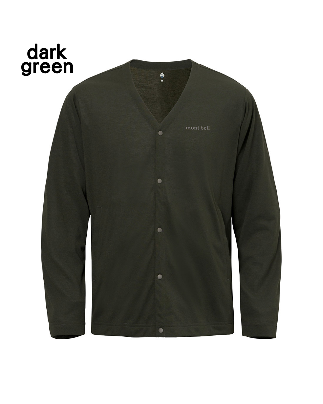 日本代購【 2026秋冬新產品 日本直送 montbell  男裝 Wickron WIC. 快乾透氣防UV外套 Cardigan Men's 】