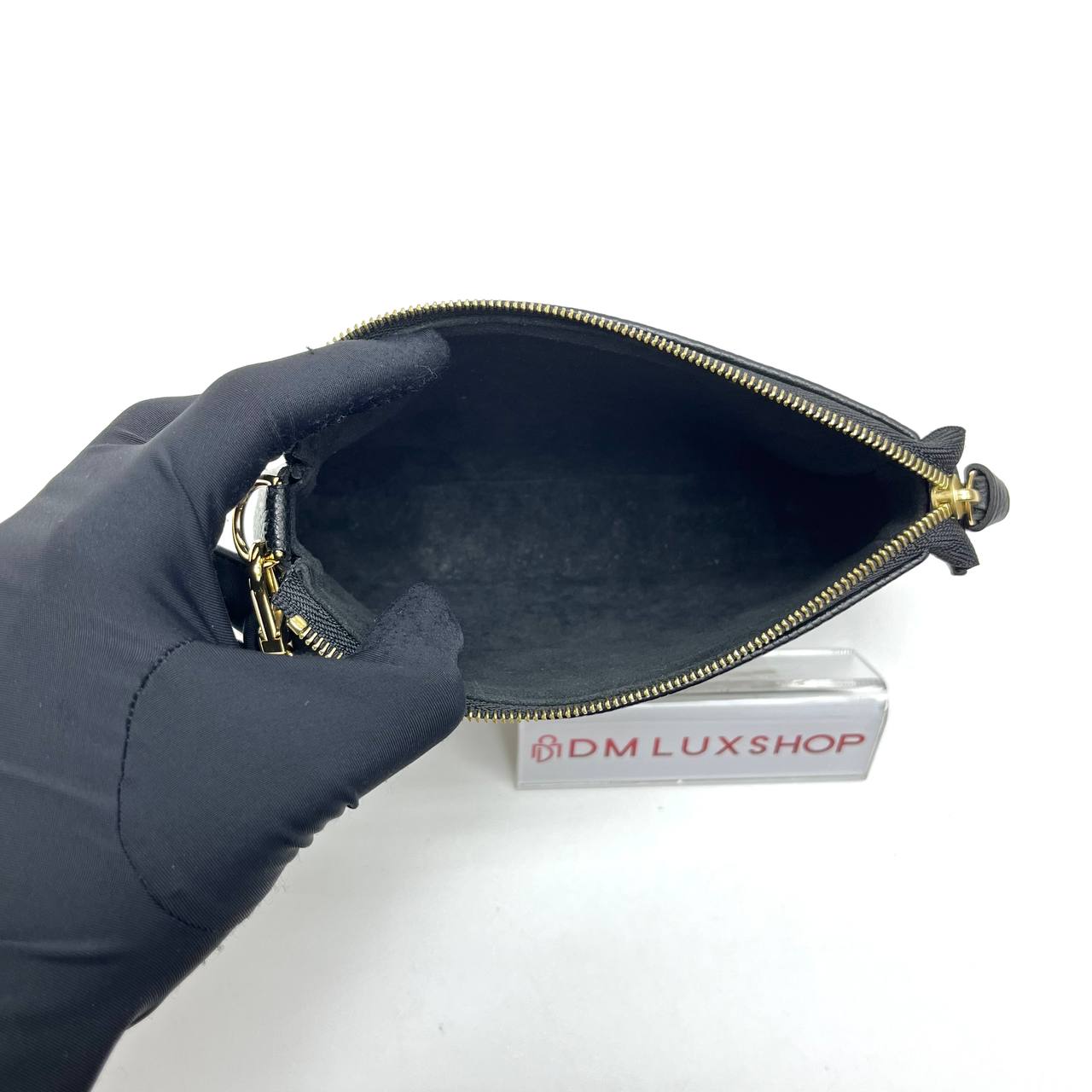 LV Bicolour Black Empreinte Mini Pochette Accessoires 