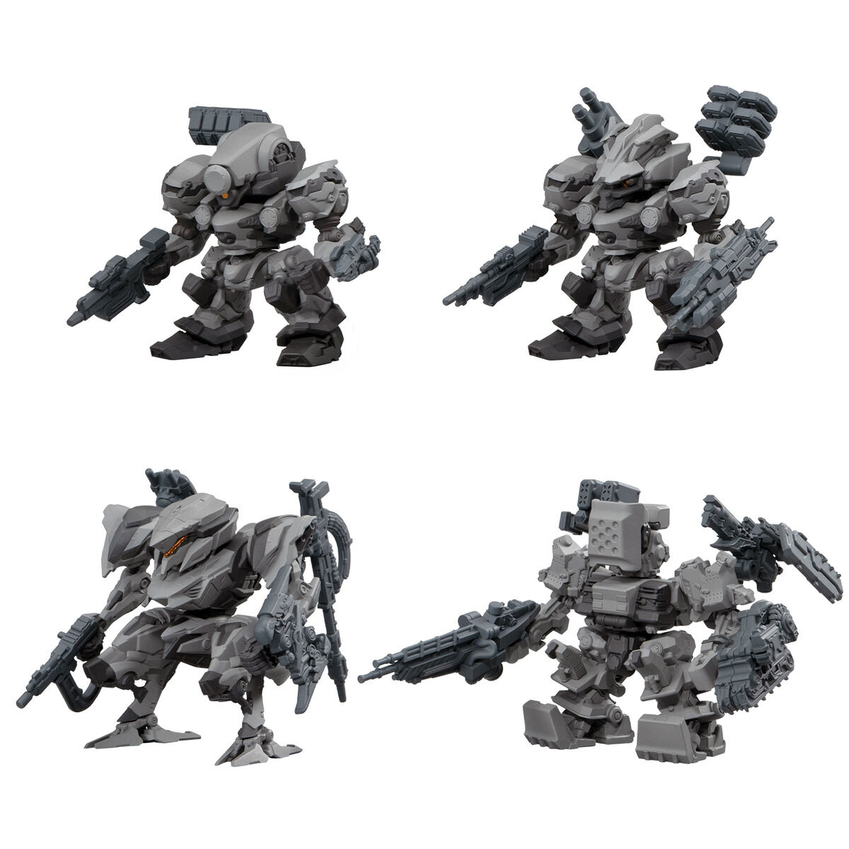 (預訂訂金 $100) (總價 $382) (魂限) Bandai ARMORED CORE VI FIRES OF RUBICON Assemble Collection Vol.01 Default color set 食玩 (行版) 