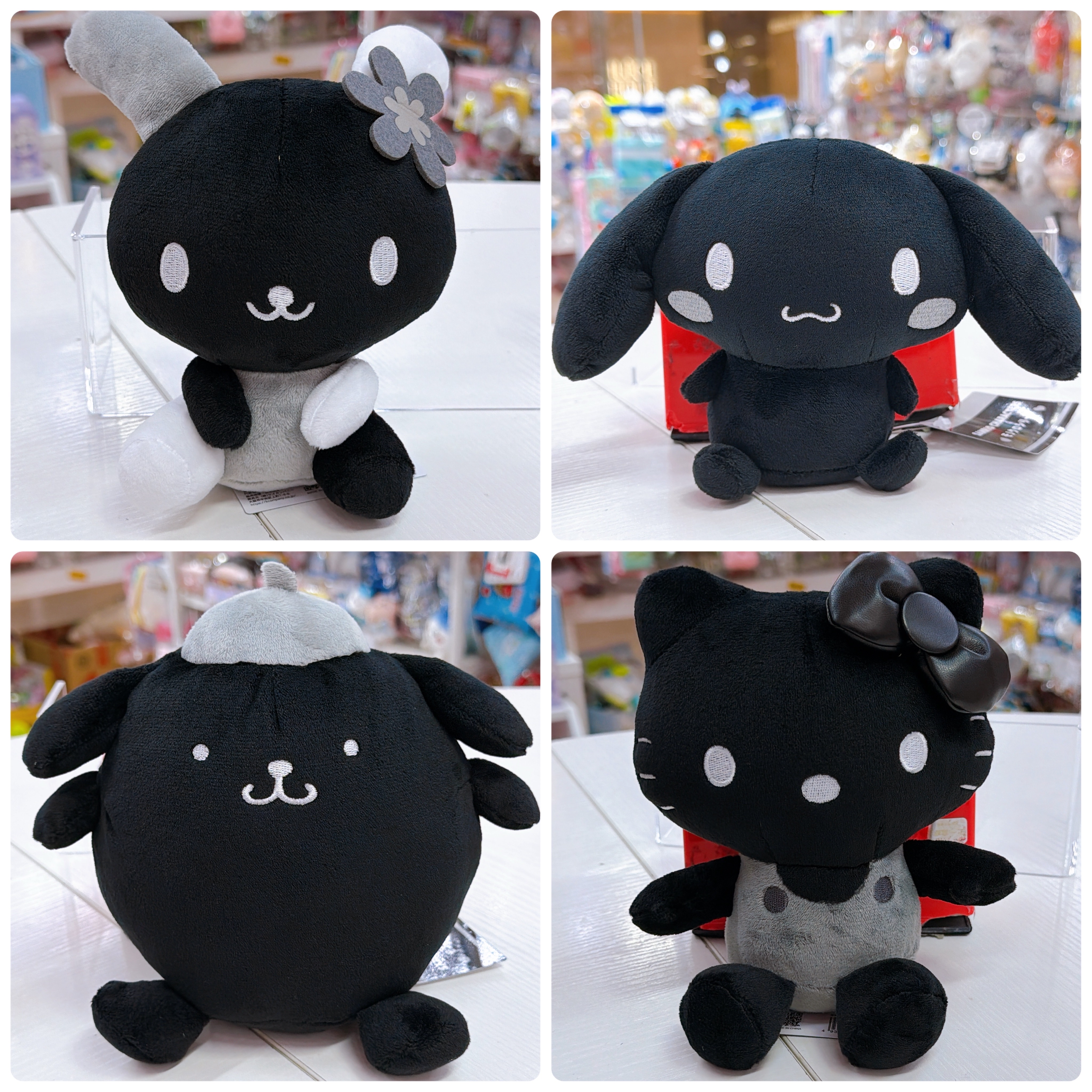 日本直送sanrio新系列全黑公仔