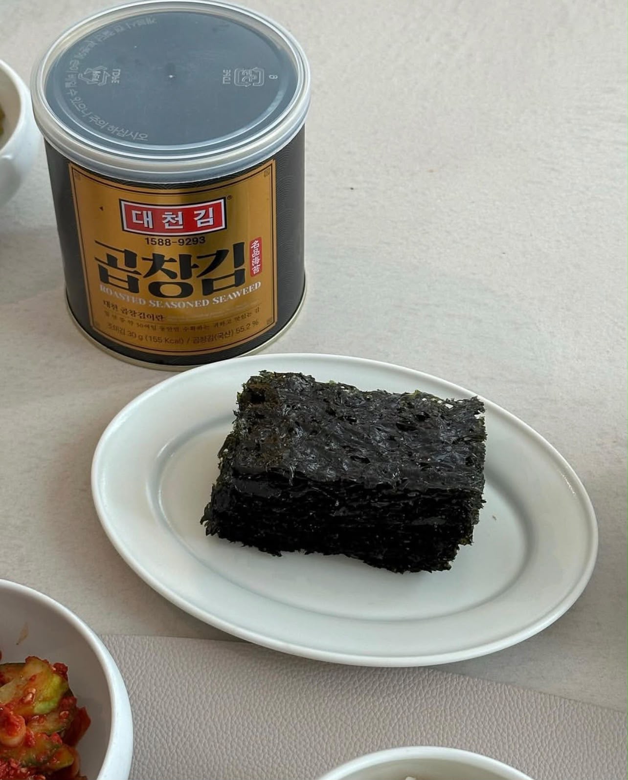 韓國品牌大川海苔（Daecheon Gim）罐裝調味海苔 30g