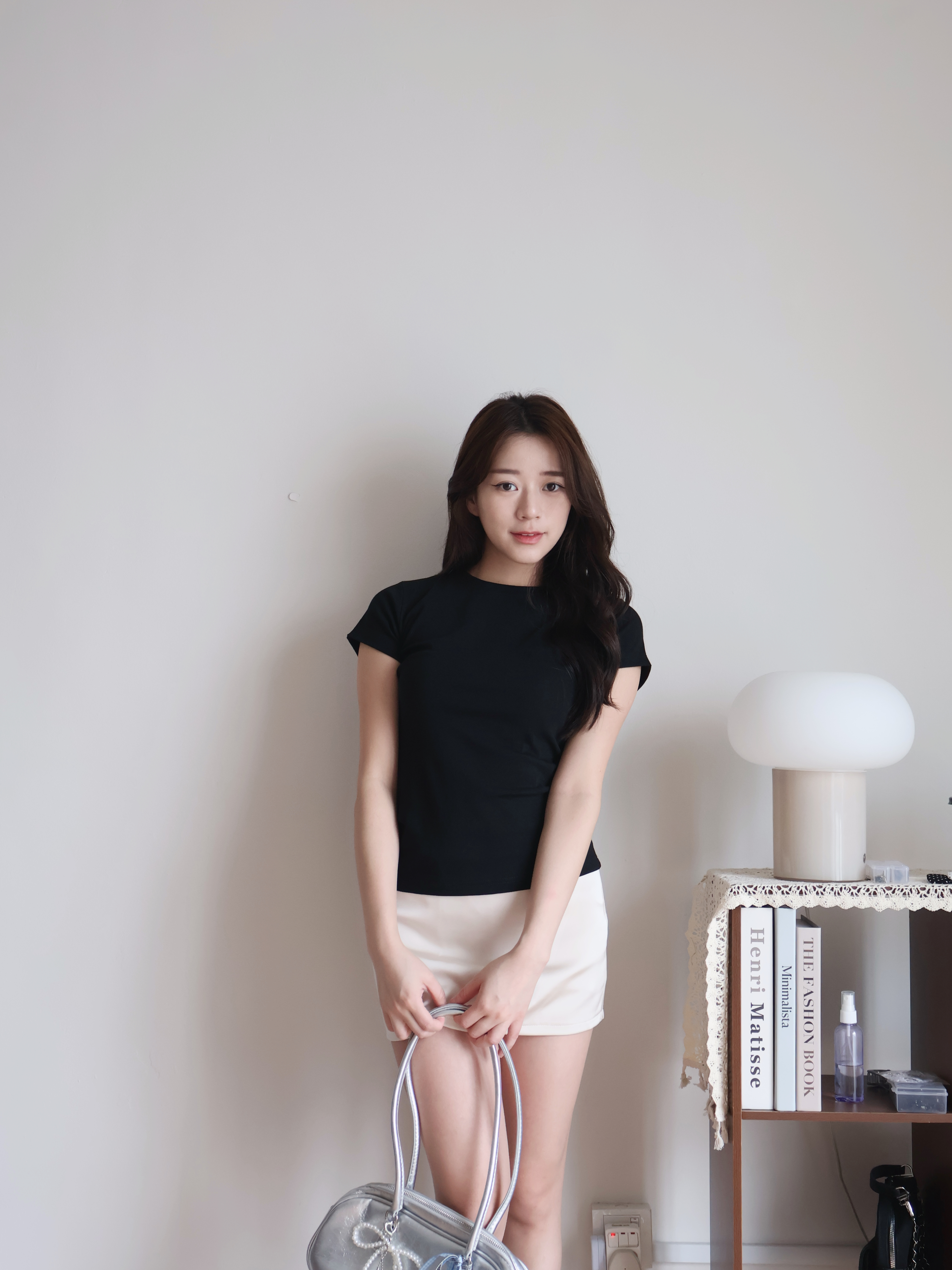 Hailey Cotton Tee | Black