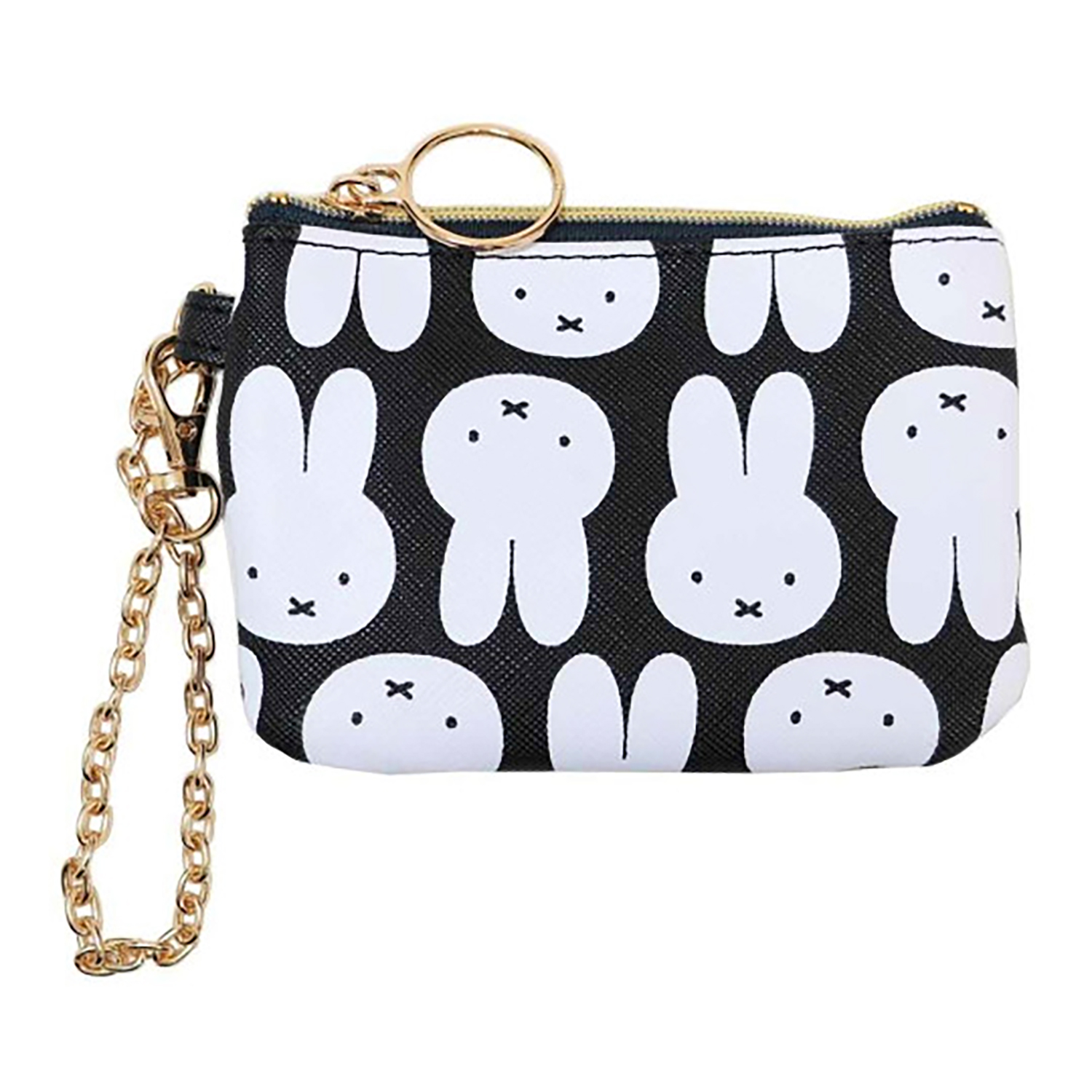 Miffy - 卡套零錢包 (黑色大頭圖案款)