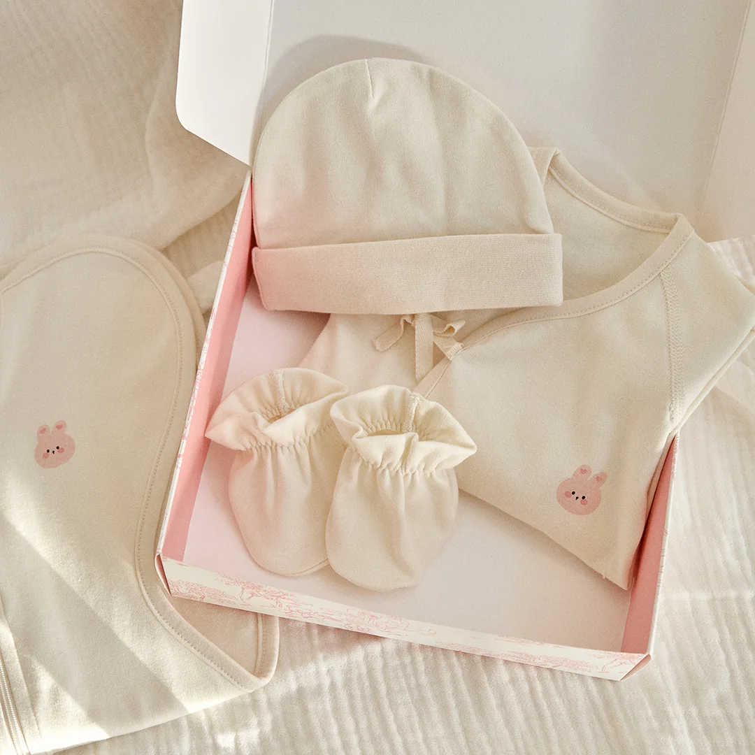 DOTTODOT Nature Pure 圓圓臉新生兒五件套(贈送包裝禮盒)