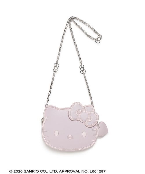 🎀【預訂】Kitty樣粉紅色尼龍單肩包