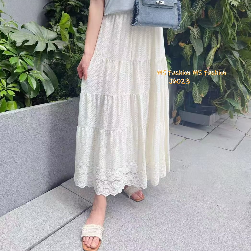 J6023 韓國🇰🇷中長款lace半裙