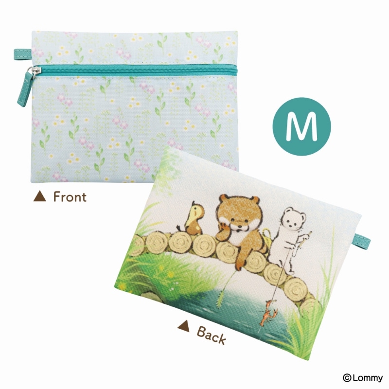 現貨｜【一套三個】可愛謊言的水獺 Kawaiiusono Kawauso 日版 收納袋 套裝 3 Size Pouch (KUK-114)
