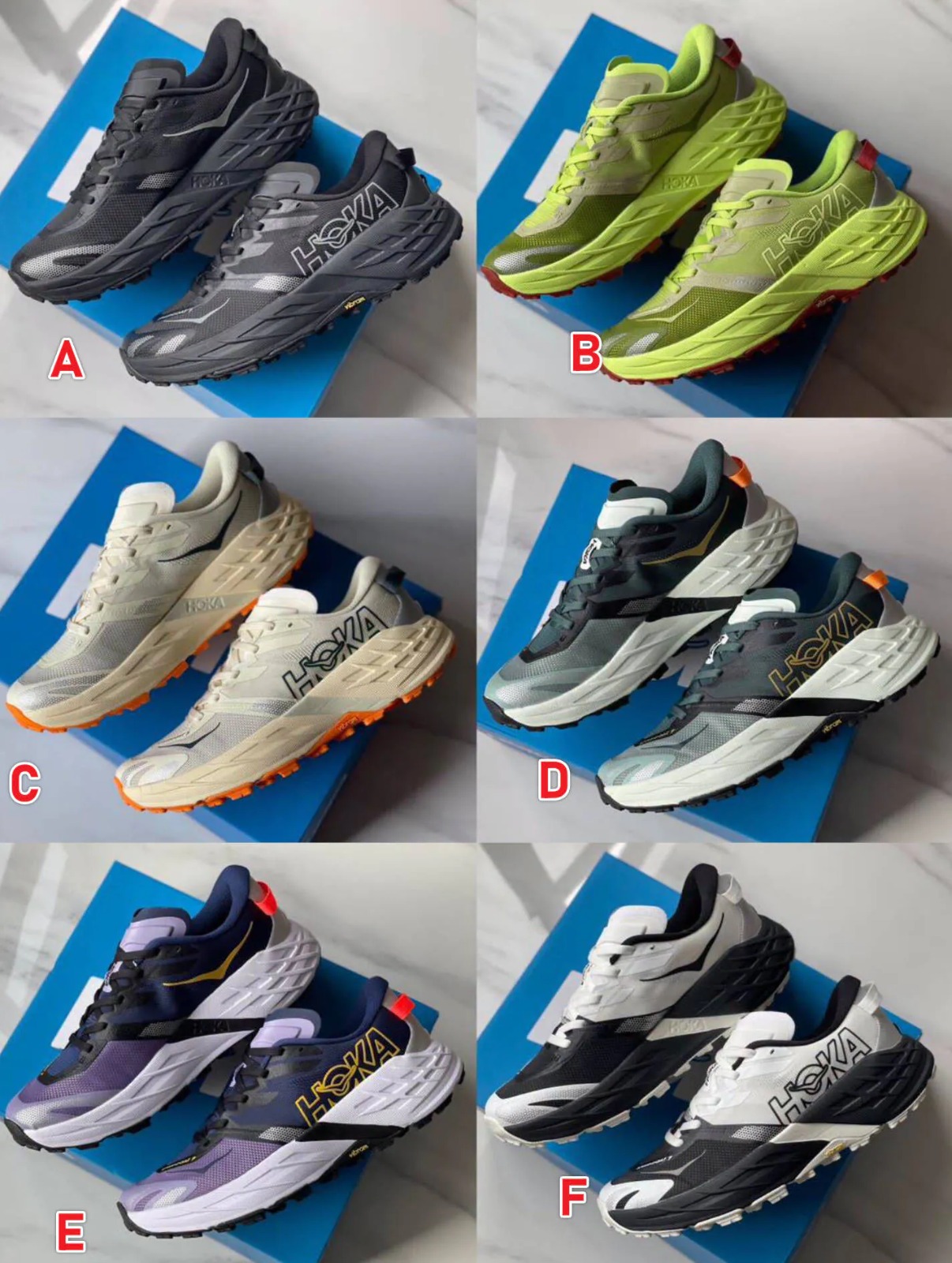 HO*KA SPEED GOAT 7代戶外跑鞋 不連鞋盒