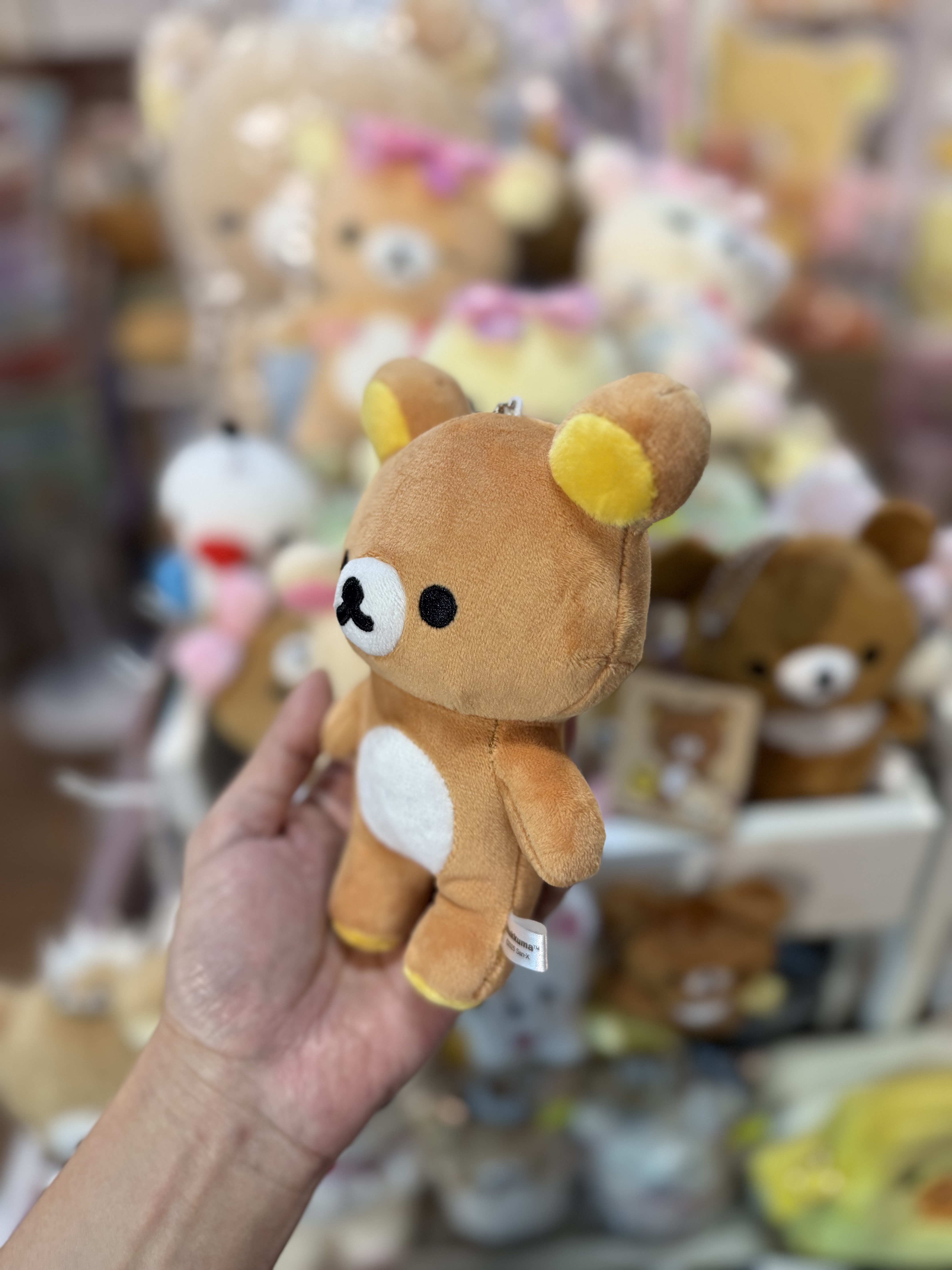 《現貨》全新Rilakkuma 公仔型小物袋掛飾
