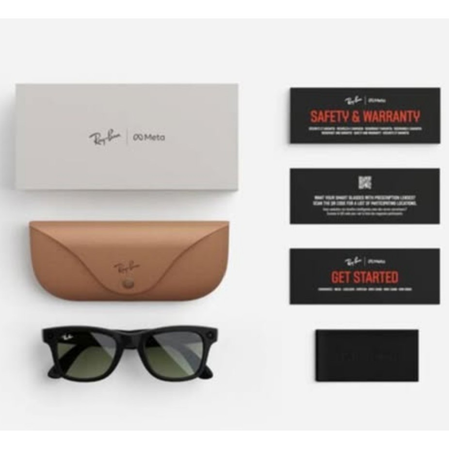 (🔥NEW RELEASE🔥) Rayban Meta Smart Glass Wayfarer 32GB (Brand New Full Set)