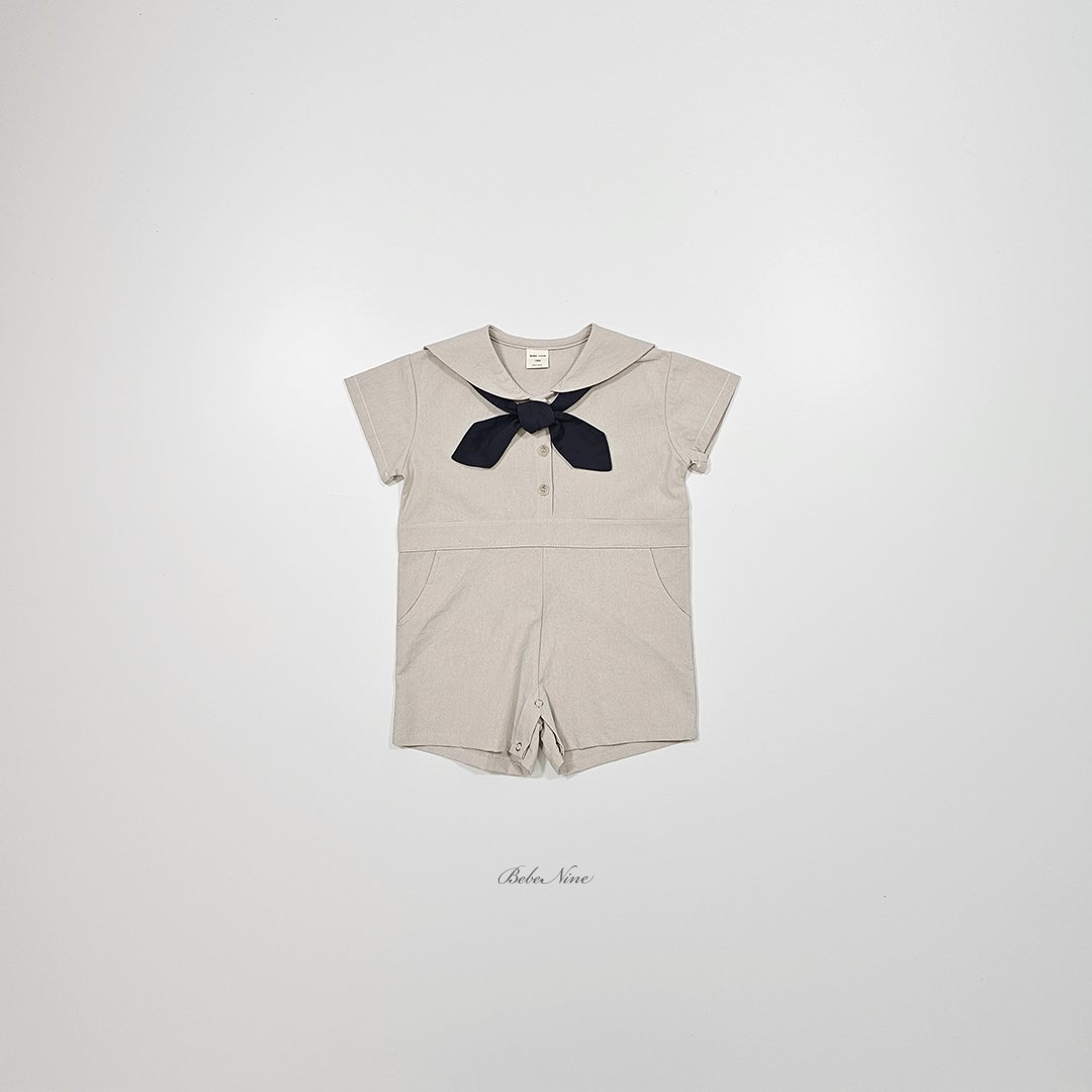 ☀️預訂 韓國直送☀️🇰🇷Bebenine兩色水手領巾短袖連身服