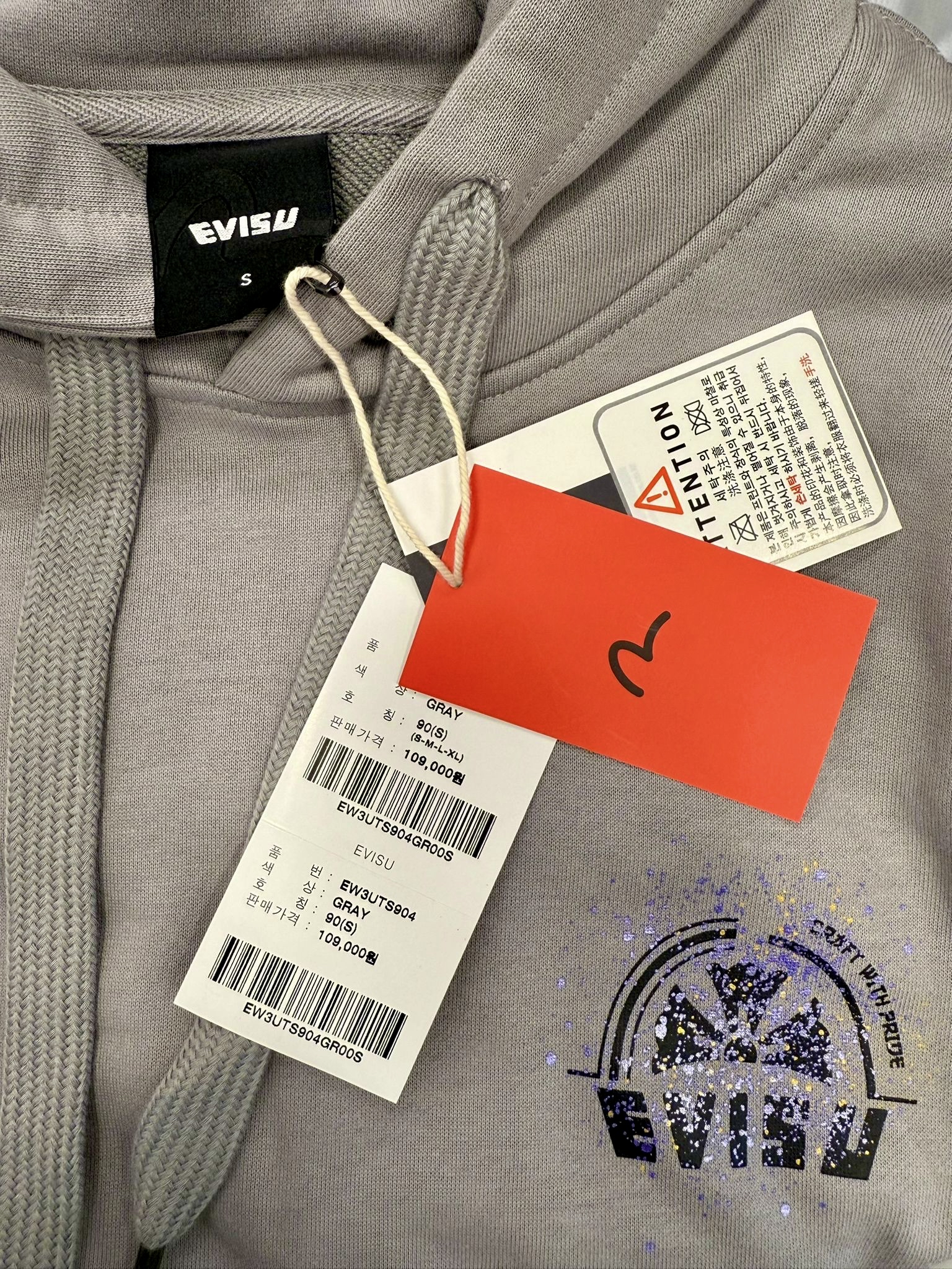 *🇰🇷韓國直送Evisu韓國🇰🇷專門店/免稅店 😍秋冬😍新款😍Hoodie😍*