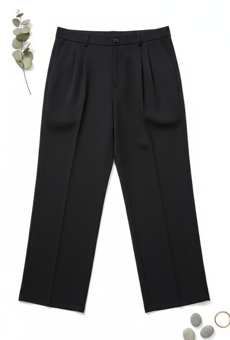 Double Pleat Comfort Pants