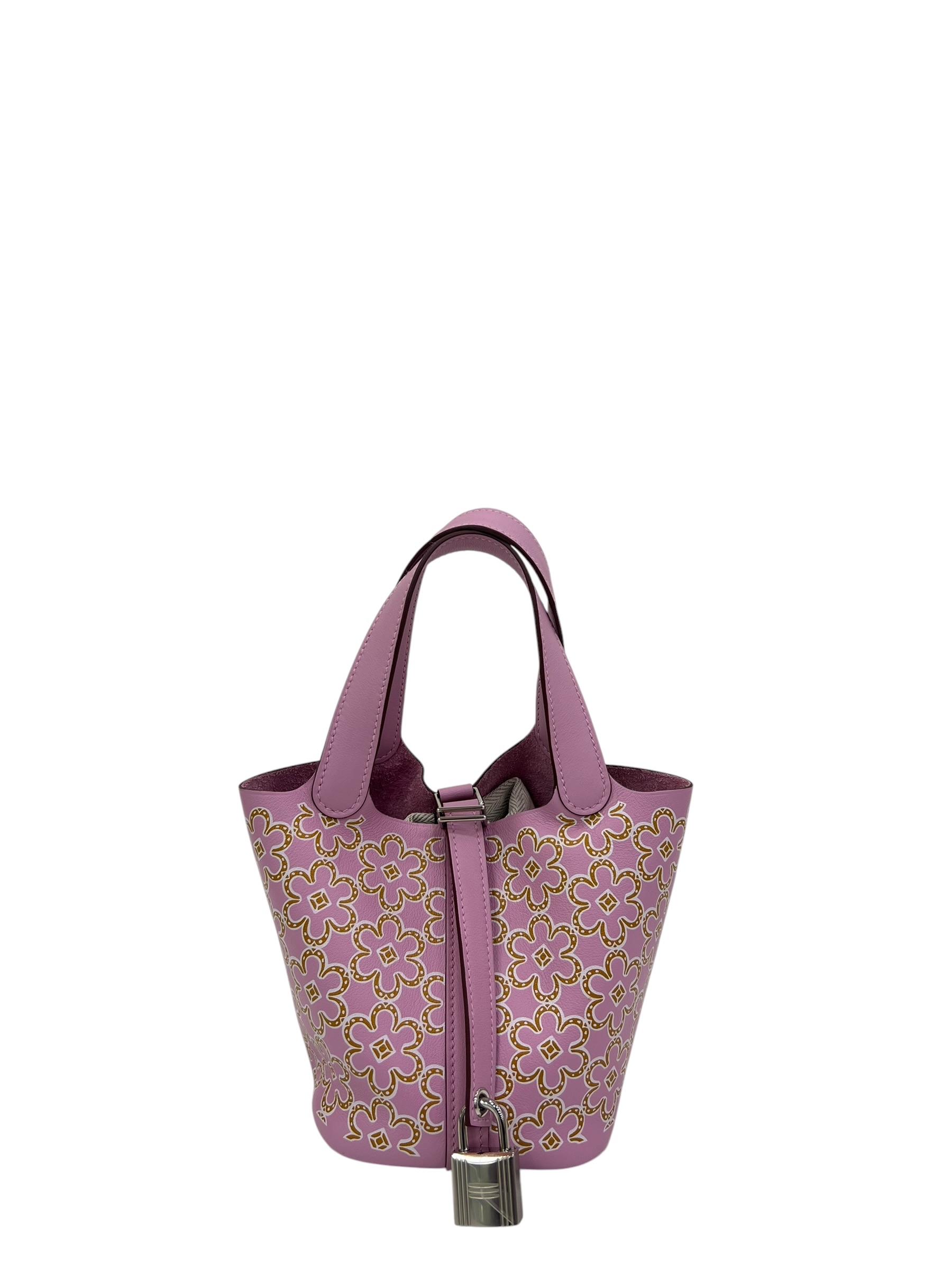 Pre-Owned HERMÉS Micro Picotin Lucky Daisy Stamp U /  Product Code: 061506