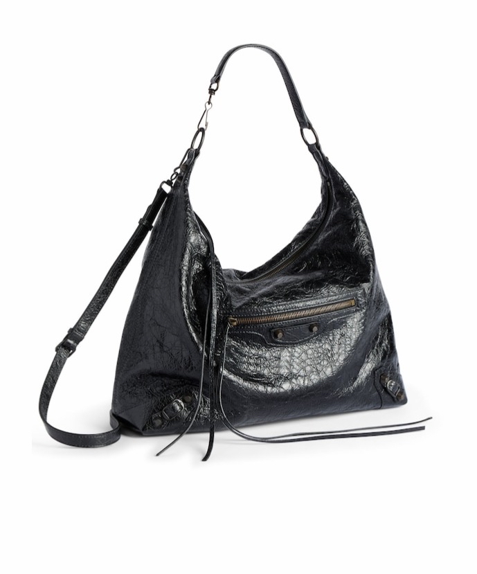 Balenciaga 女士 Le City Hobo 中號單肩包均碼碼中號、37cm*11cm*35cm 