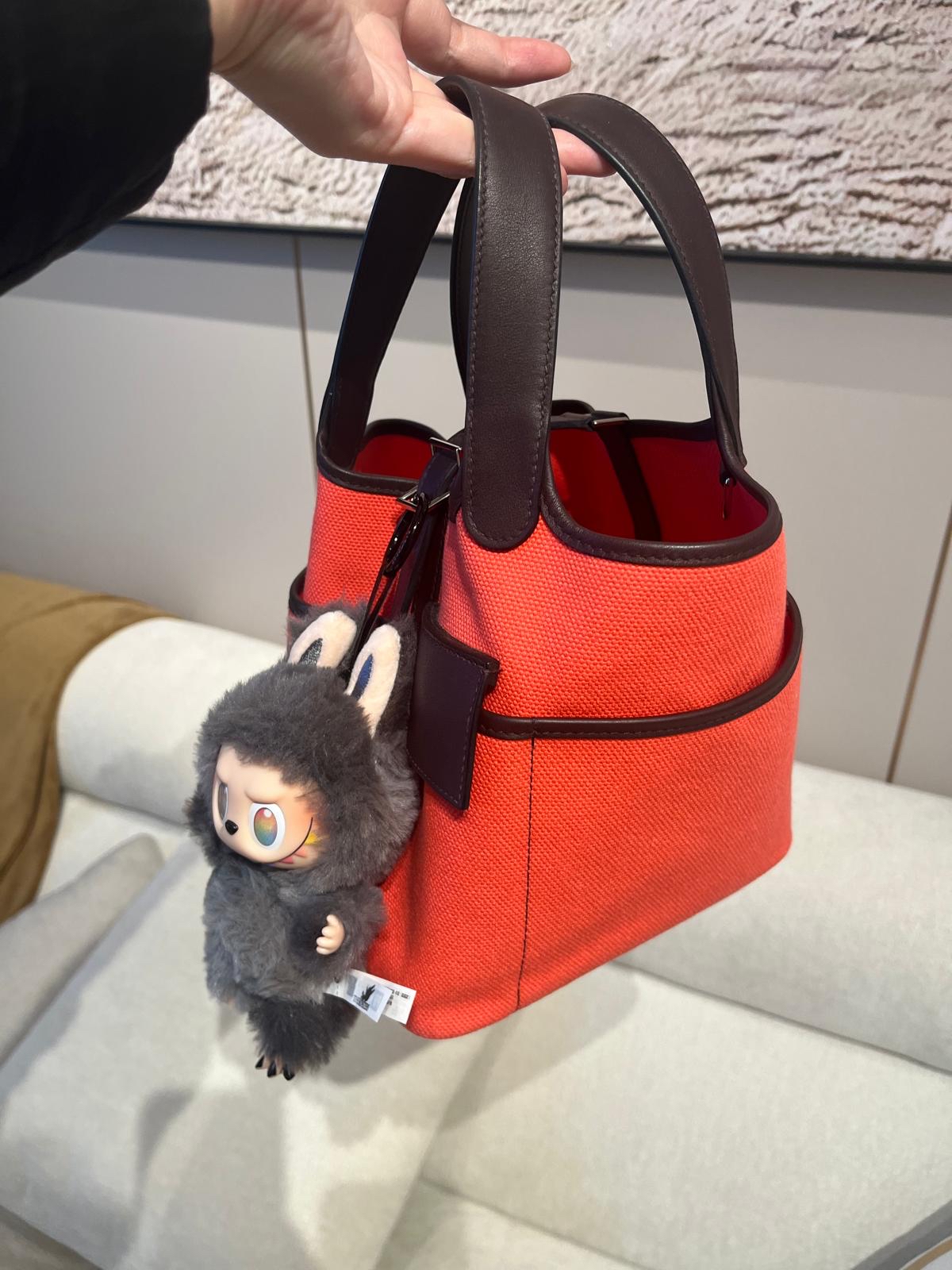 HERMES PICOTIN 18 LOCK POCKET cargo,stamp B德州粉紅,馬𩣑紅 100%Authentic, 98%New ✅收據副本✅key lock✅ dust bag 