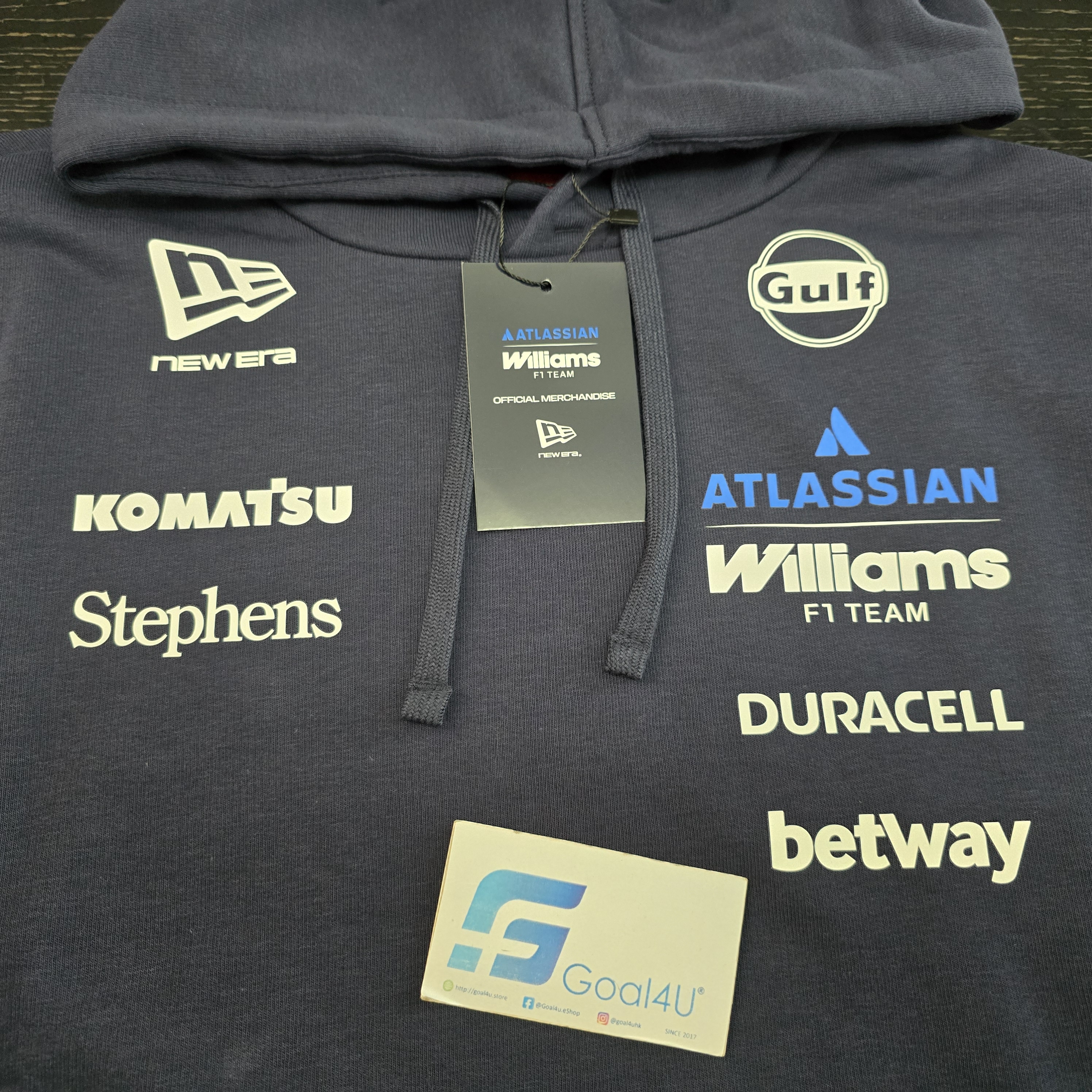 F1 Williams 威廉士車隊 2026 官方連帽衛衣 60941844