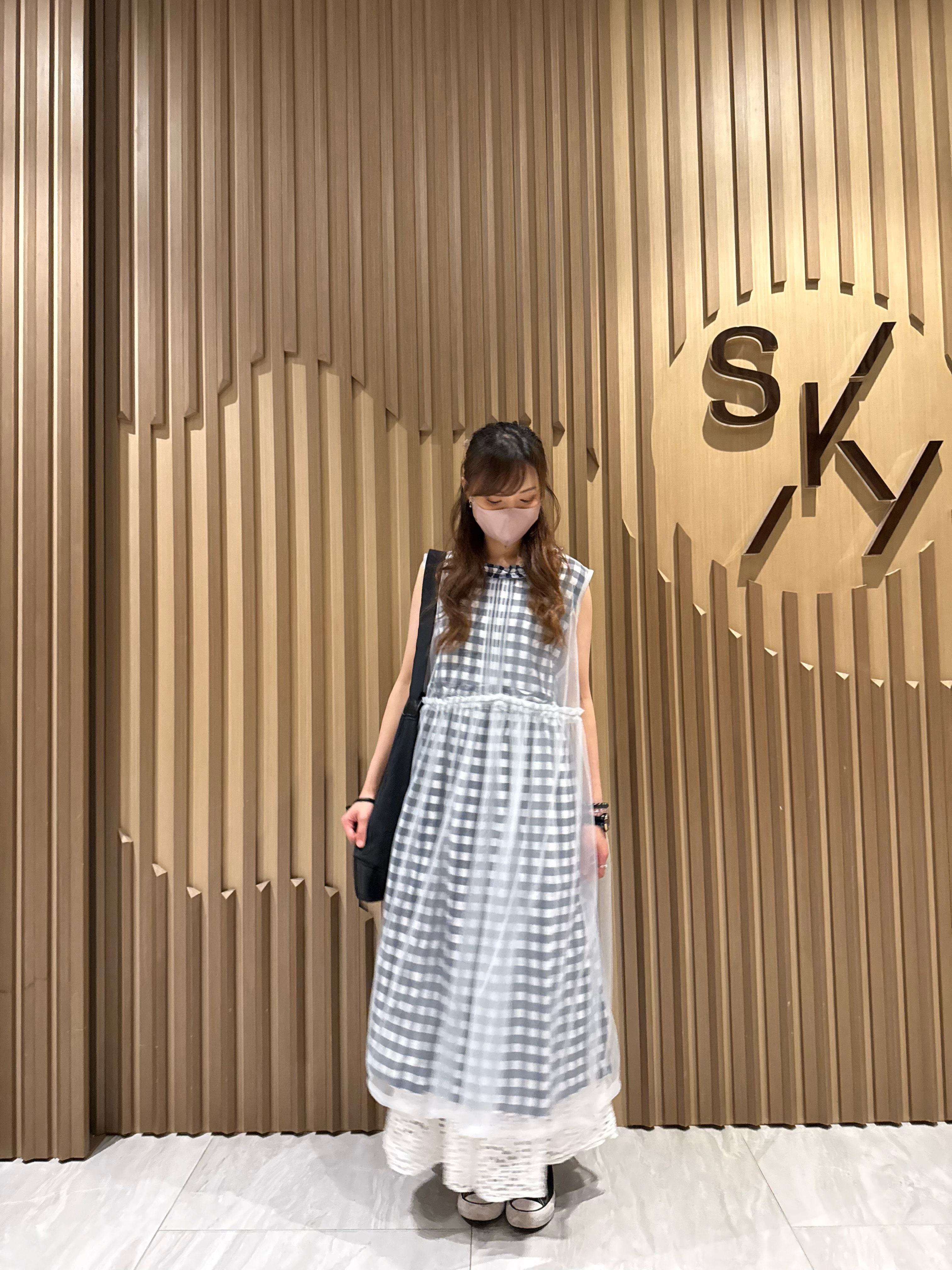 修腰綁帶格仔𝐎𝐏𝐒（藍白格）