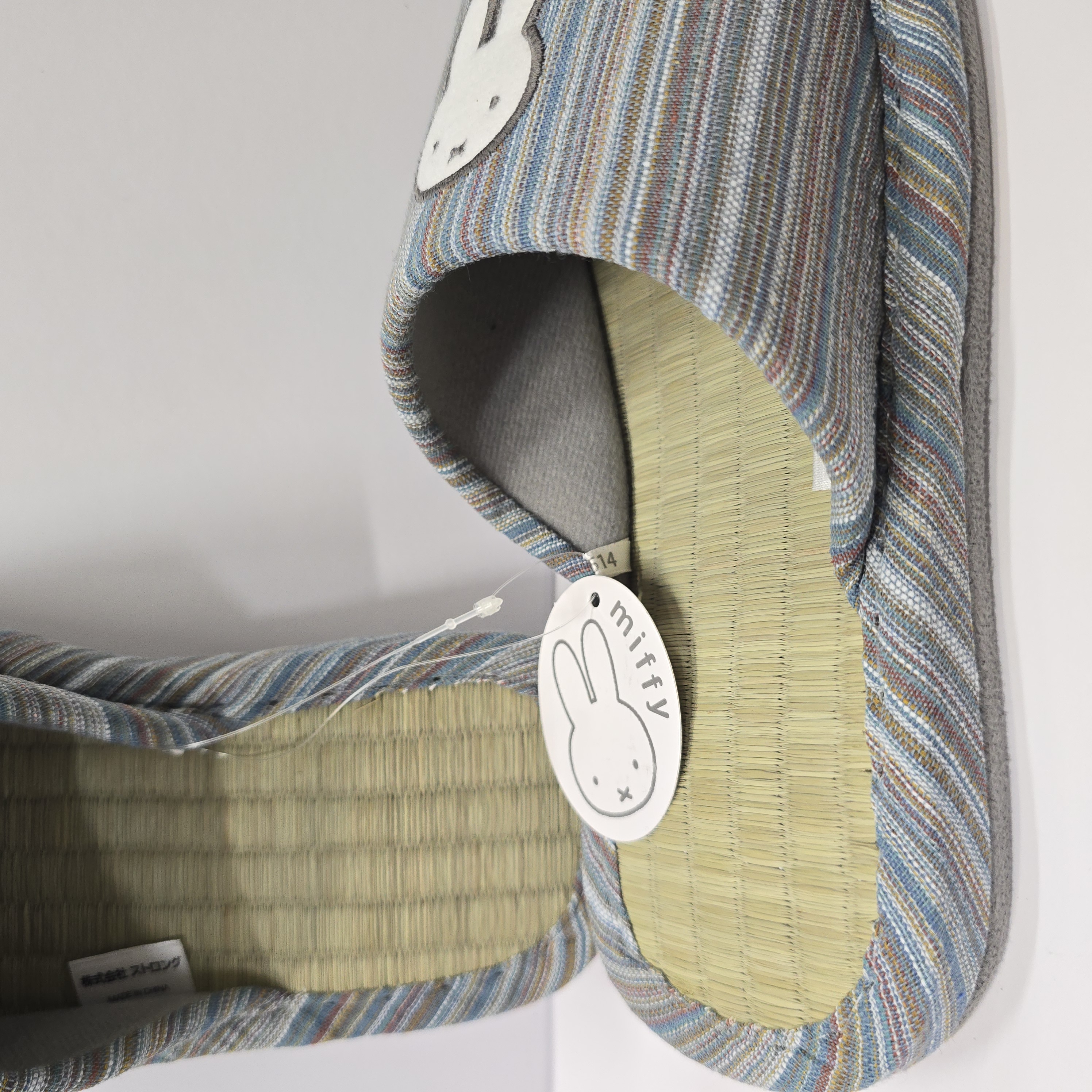 miffy 女士草底拖鞋 202-1555 藍