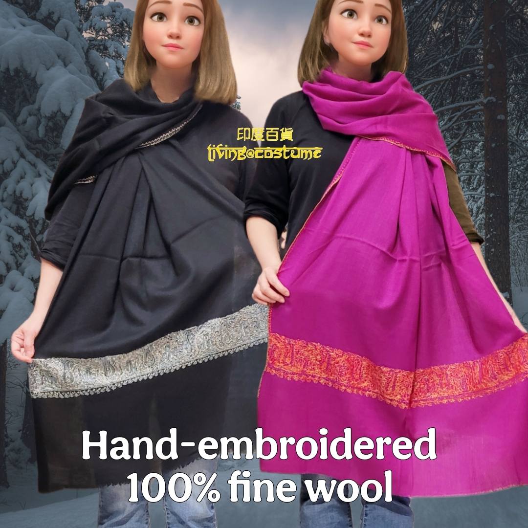 印度細緻羊毛 (Fine Wool) 披肩
