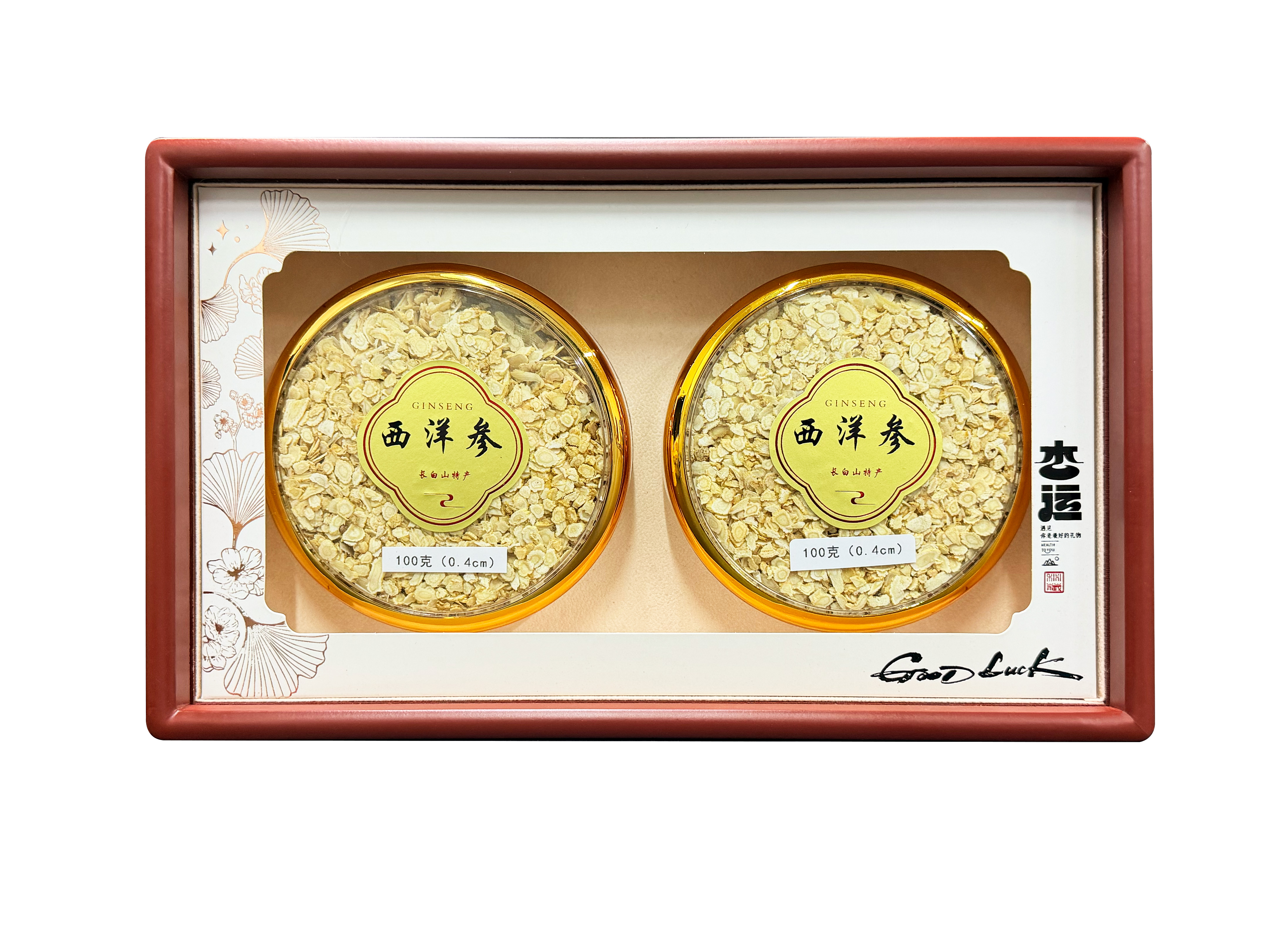 花旗參(0.4cm) (100g x 2盒）