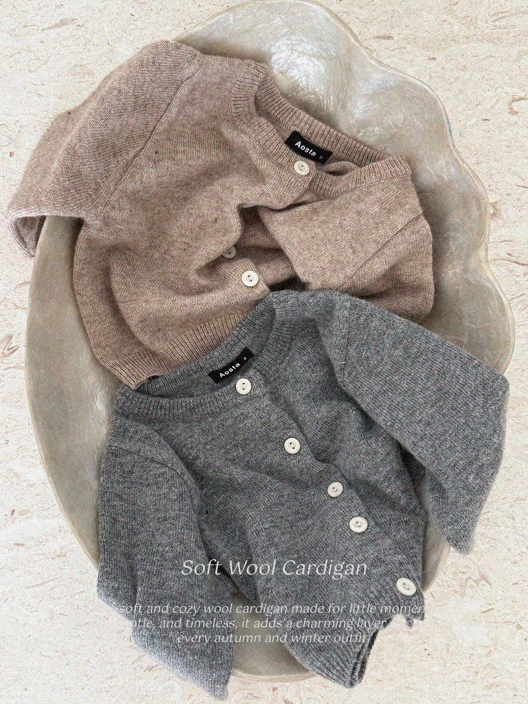 Aosta | [Knit Cashmere Cardigan]