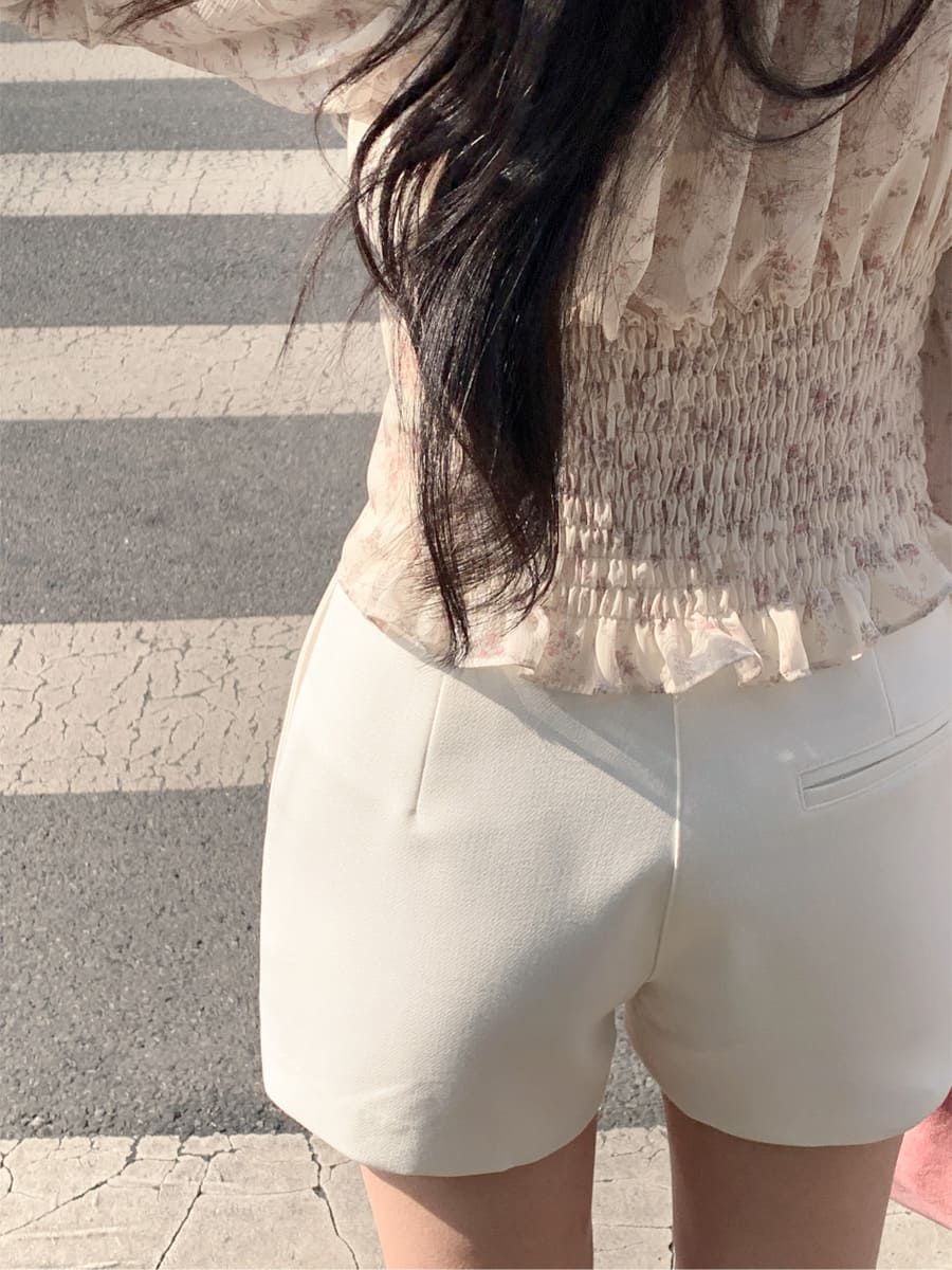 【溫柔感滿滿】法式雪紡碎花上衣