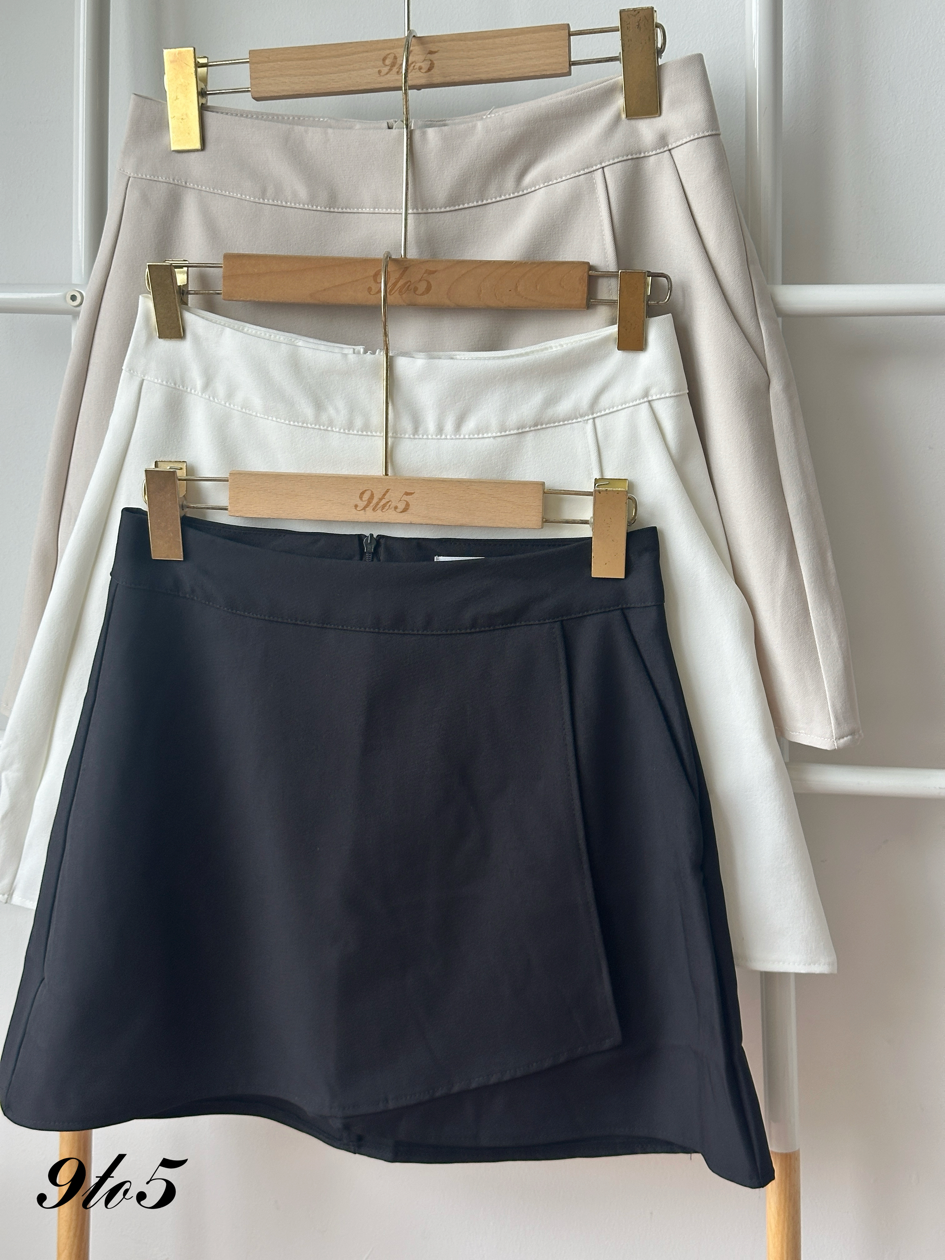 S1975 A Line Wrap Short Skort - 3 Colors