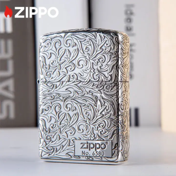 Zippo 日版  唐草 加厚版-銀色  防風打火機 原裝行貨 美國製造 ZBT-3-22C /ZA-3-22C  防風打火機 | ZIPPO 指定授權經銷商 |美國製造 | 收藏 - 隨機號碼