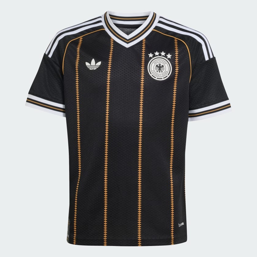 黑金告別！⚫🟥🟨 Adidas Germany 德國 2026 三客童裝球衣 (可加印球員印字及臂章) KS5264