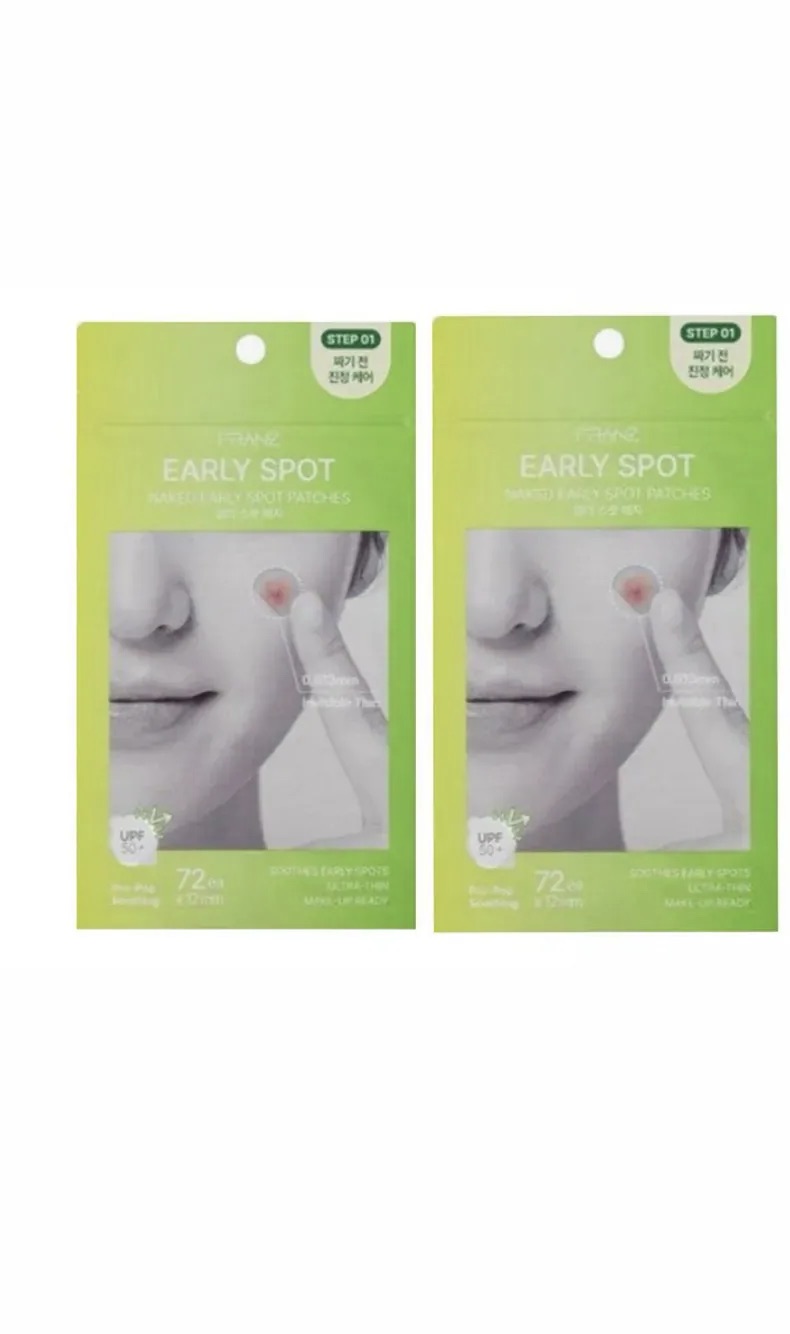隱形痘痘貼｜韓國 FRANZ 醫美級隱形痘痘貼 3段修復不再留痕 72入｜Naked Spot Patch