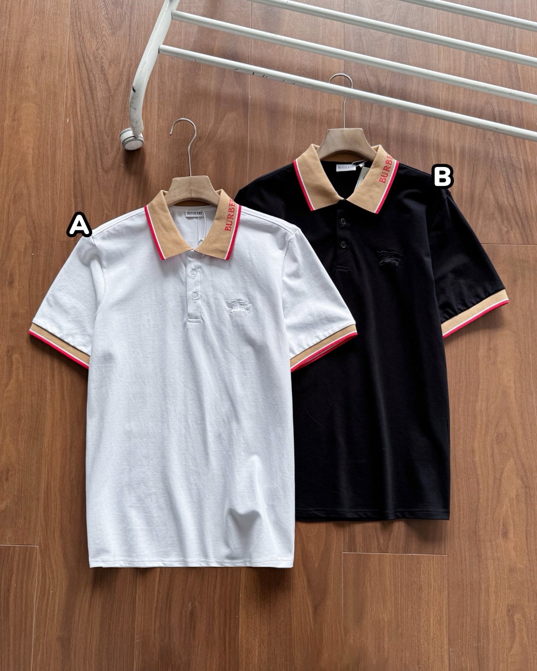 Burberry 經典衣領徽標短袖POLO