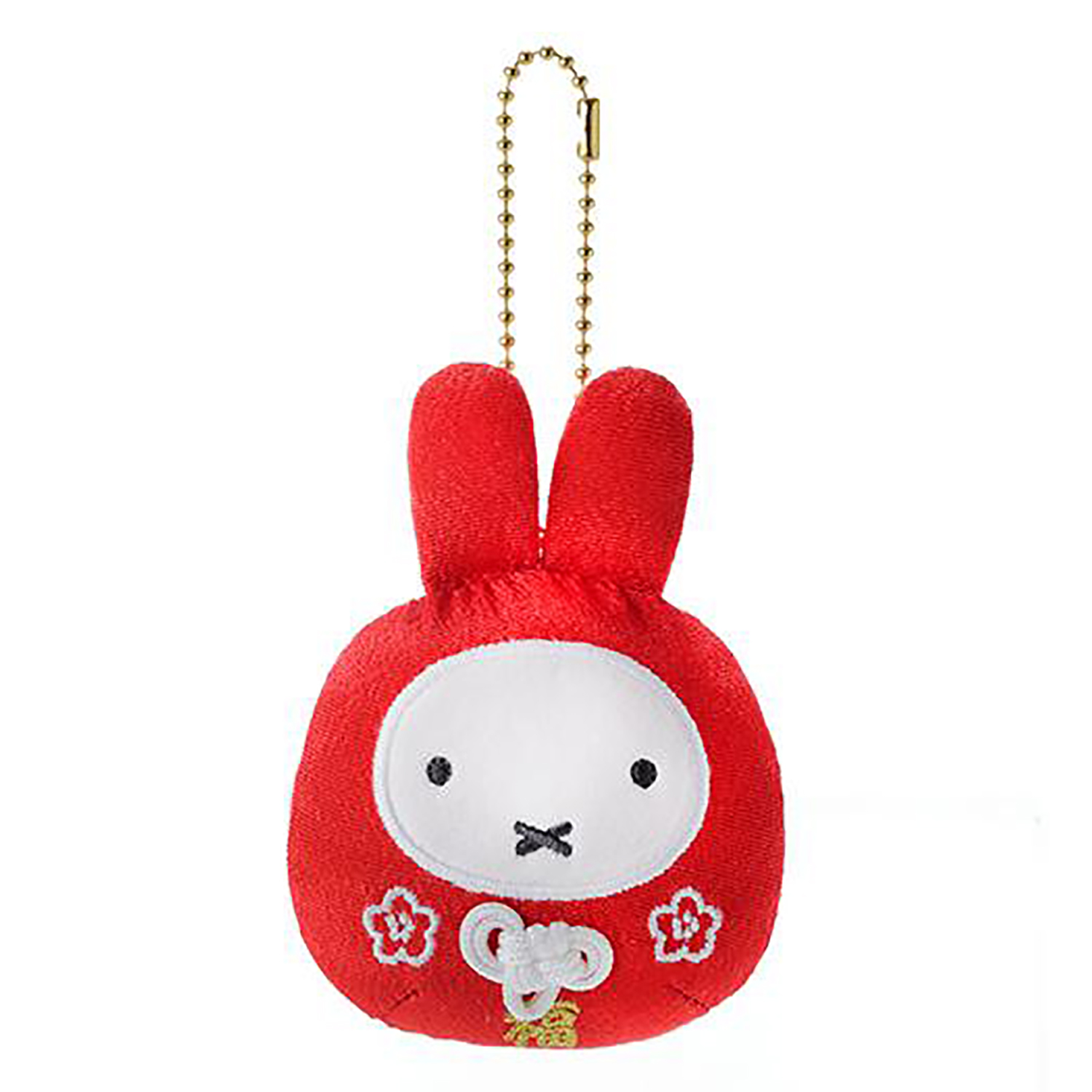 Miffy - 公仔掛飾 (紅色福字達摩款)