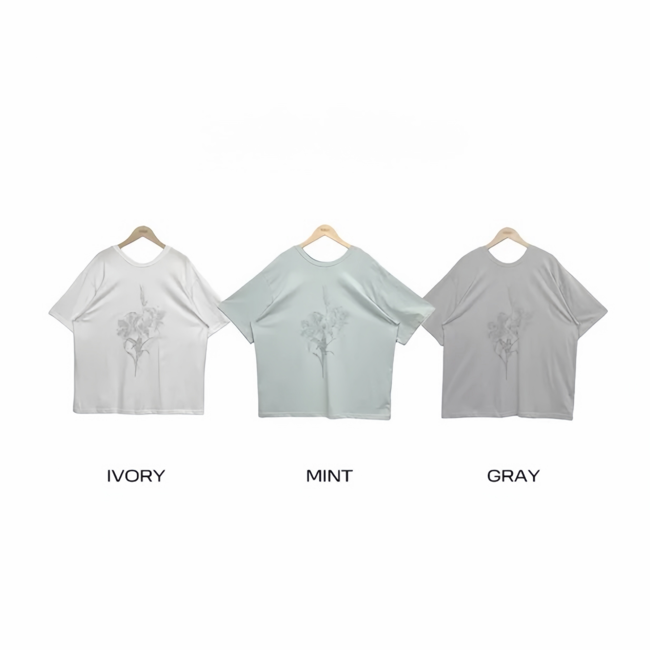 Cyber Flora Oversized Tee