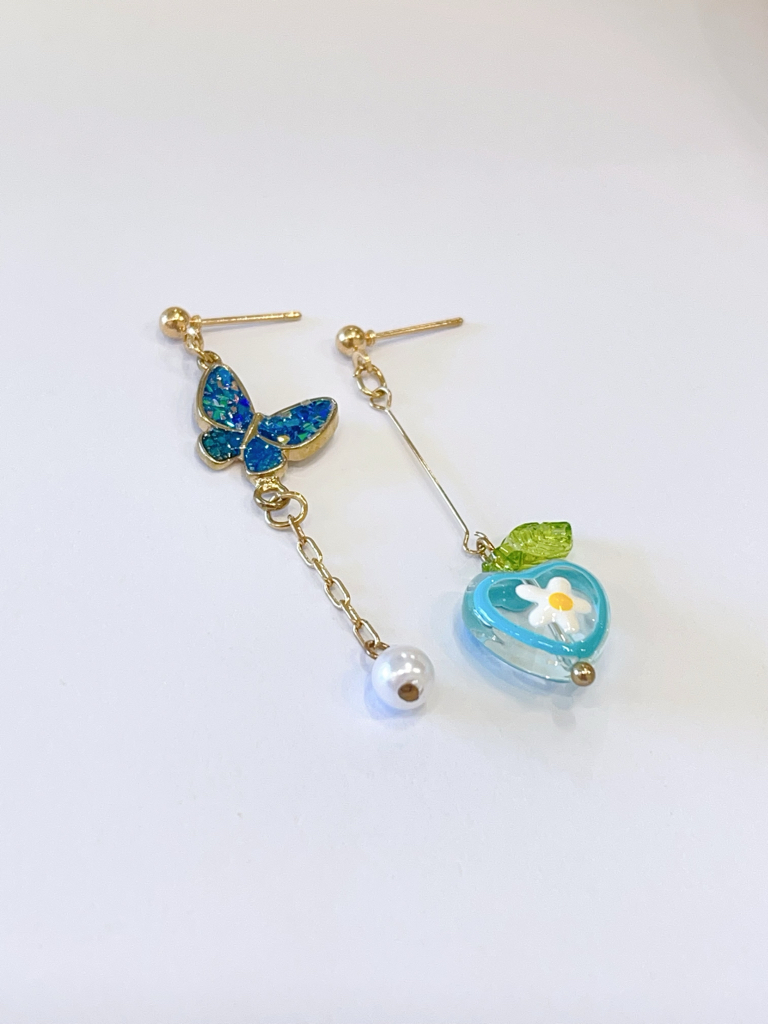 多吉米蝴蝶灵夏天耳环