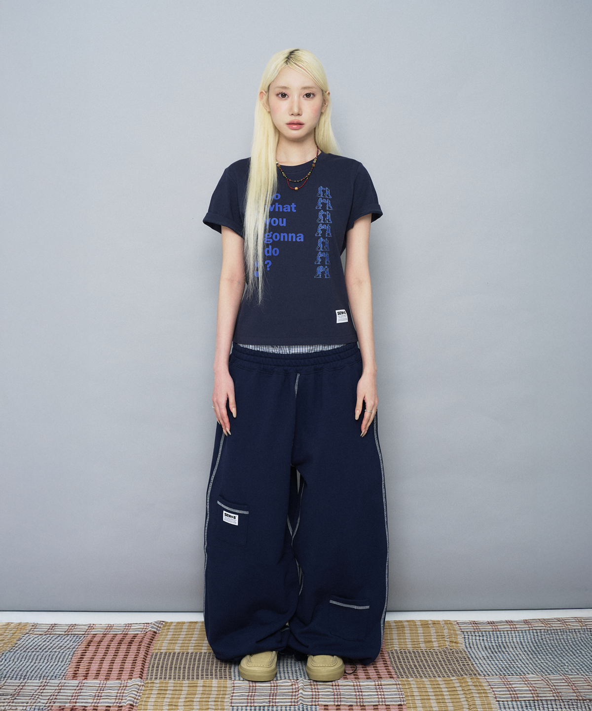 🇰🇷訂購｜SEW-B 26SS｜Stitch Long Pants 3色 