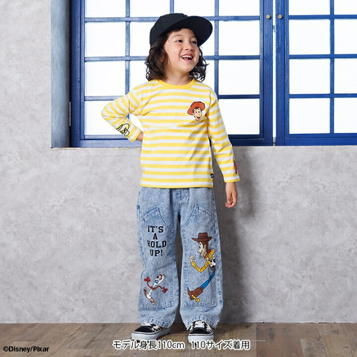 🇯🇵預訂 日本直送🇯🇵Babydoll x Toy Story系列人物前後印花直筒牛仔褲