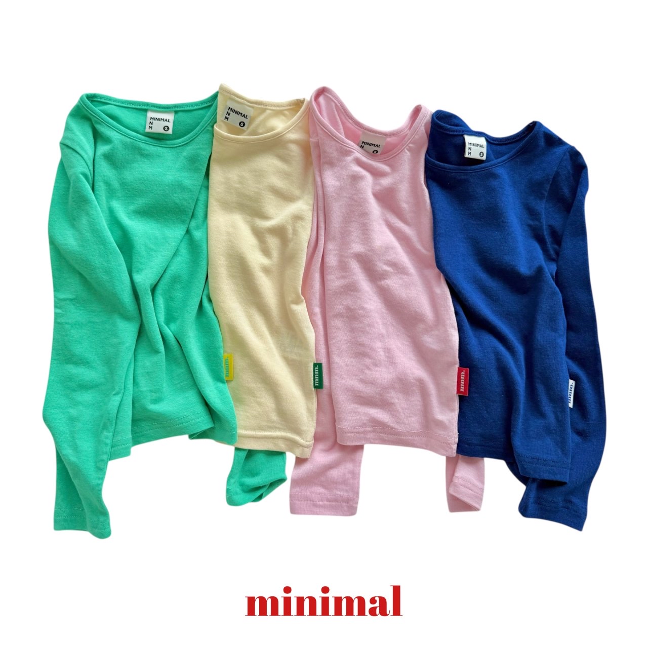 Minimal | 超薄親子彈力T(Pink L105-115/Adult )