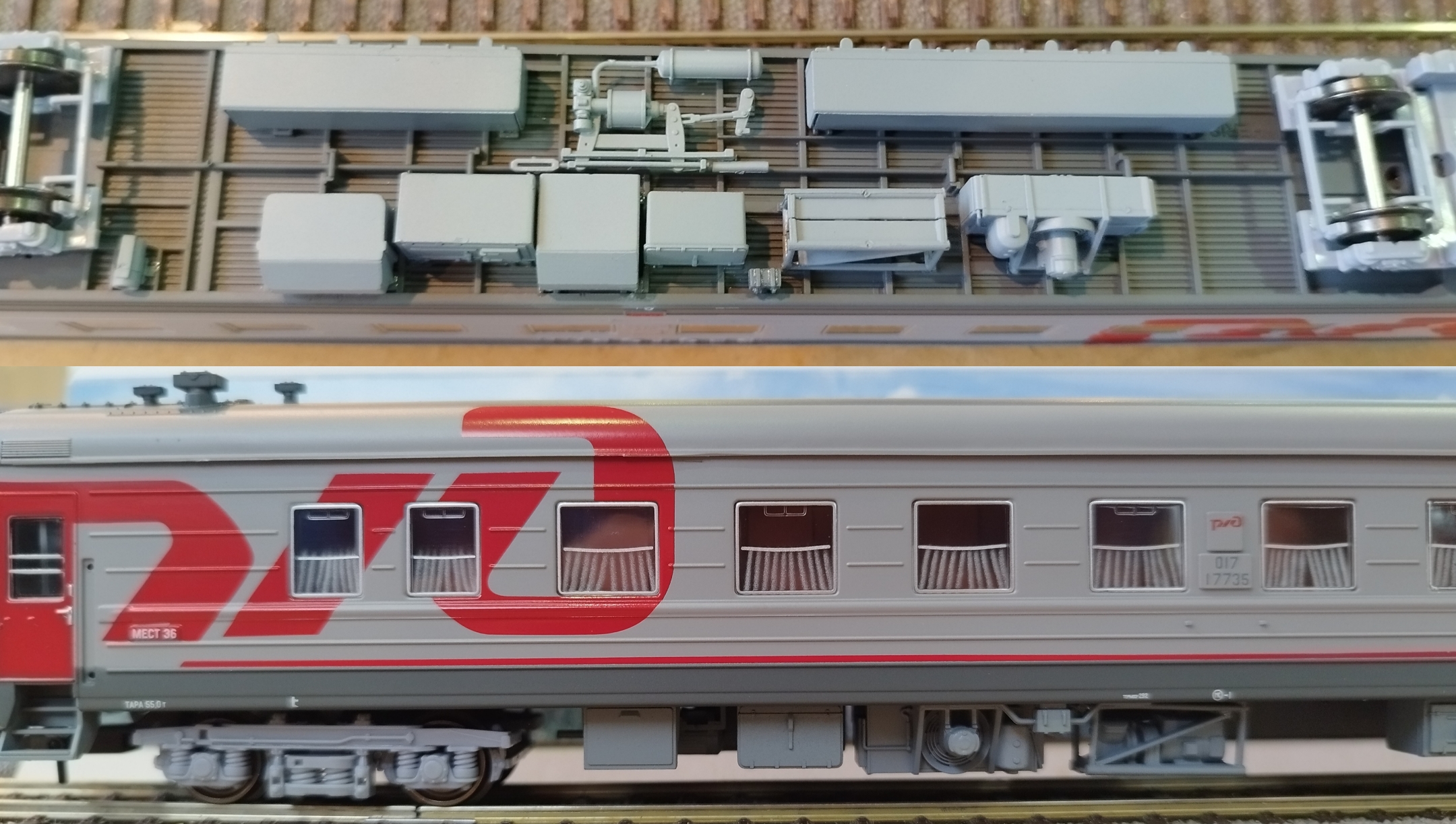 RZD 俄鐵 Russia Railway 6節套HO by Heris