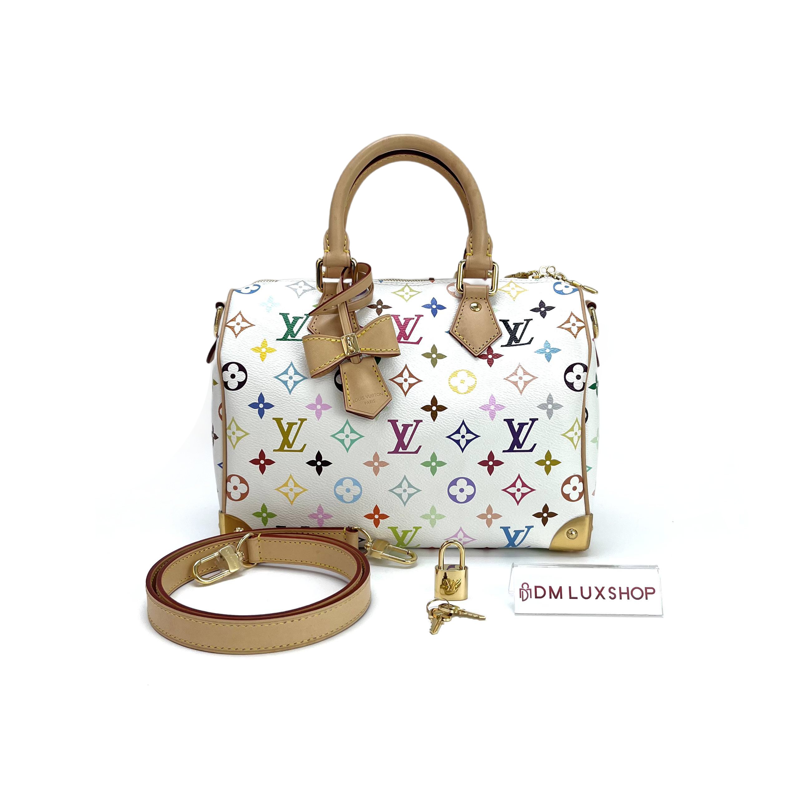 LV X TM Monogram Multicolor Speedy 25 GHW