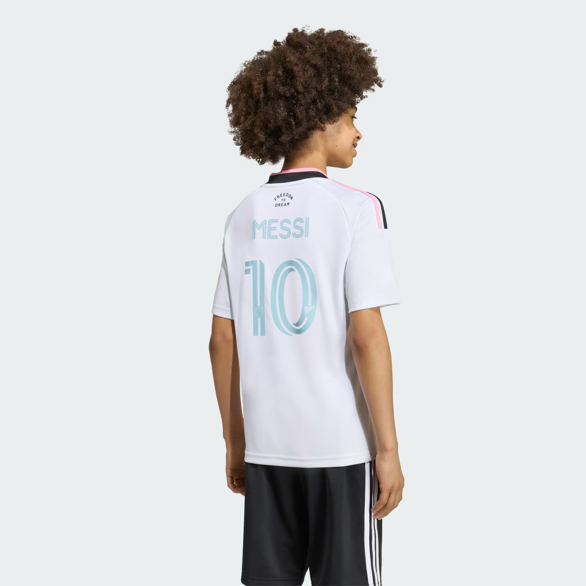Adidas MLS Inter Miami 邁阿密國際 2026-27 「Cenit」三客童裝球迷版球衣 (連MESSI印字) KE6329