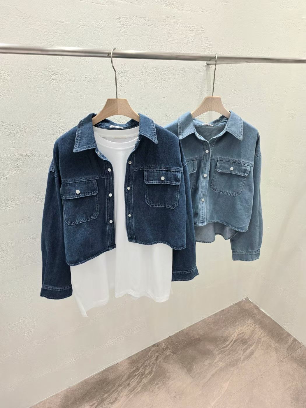 OB YE  超短身牛仔外套（平袋）