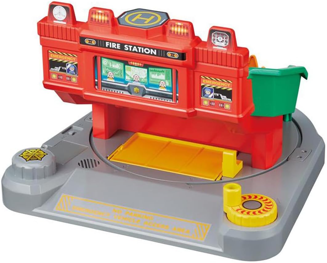 Tomica 消防訓練中心玩具｜聲效消防站套裝｜小汽車軌道場景｜Takara Tomy｜Vbuy (不包括車仔)