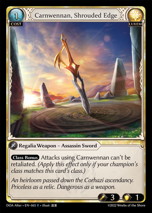 Carnwennan, Shrouded Edge / DOA-Alter-065 (R)