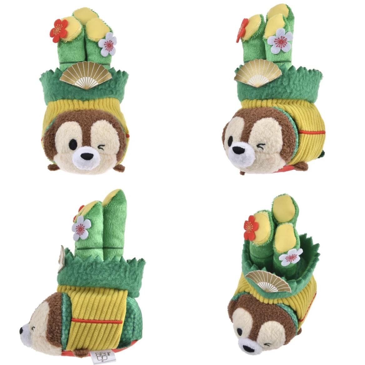 Disney Tsum Tsum Plush Toy Chip & Dale Mini New Year