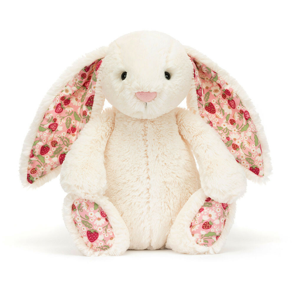 jELLYCAT Blossom Cream Bunny 'Berry' H18/H31cm 奶白碎花兔